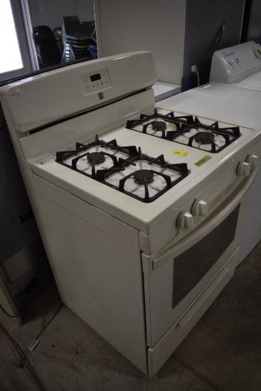 Kenmore LP Gas Oven with 4 Range Stove Top