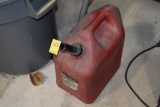 5 Gallon Gas Can with a little bit of Gas still in it