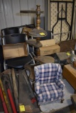 Knick Knack Shelf, Little Doll chair, Panasonic Phone