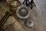 Group of Vintage Hubcaps from Buicks and Cadillac's
