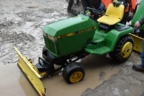 John Deere 240 Lawn Tractor with snow Blade