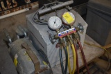 GE RU1950 Refrigerant Recovery Pump with Gauges