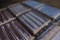 21 10' Sections of Dark Grey Corrugated Metal Paneling