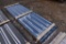 27 10' Sections of Navy Blue Corrugated Metal Paneling