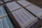 25 10' Sections of Beige Corrugated Metal Paneling