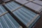 30 10' Sections of Grey Blue Corrugated Metal Paneling