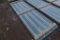 29 10' Sections of Grey Blue Corrugated Metal Paneling