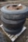 4 11R24.5 Tires on 10 Lug Rims