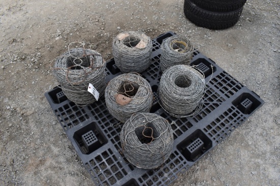 6 Rolls of Barb Wire