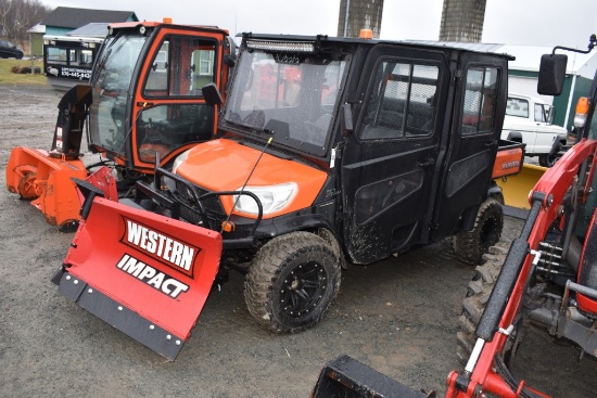 Kubota RTV X1140 UTV with Snow Plow