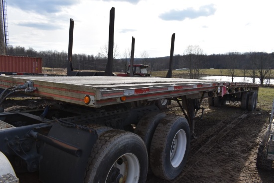 1989 East Aluminum 45' Flat Deck Trailer