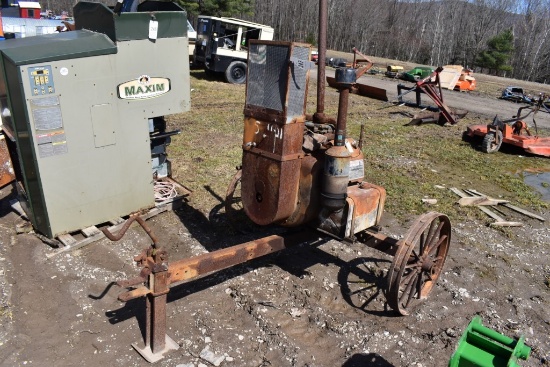 Power Unit on Steel Wheel Trailer