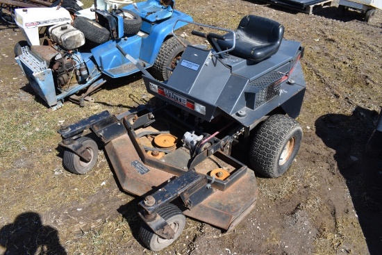 White Turf Boss Zero Turn Mower