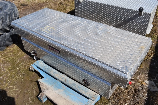 Weather Guard Diamond Plate Truck Tool Box