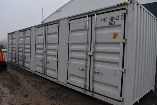 40' 5 Door Shipping Container