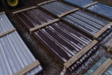 29 10' Sections of Brown Corrugated Metal Paneling