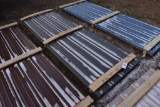 21 10' Sections of Dark Grey Corrugated Metal Paneling