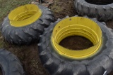 2 Goodyear 18.4-34 Tires
