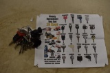 24 Piece Heavy Equipment Key Set