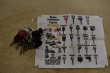 24 Piece Heavy Equipment Key Set