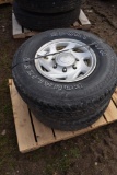 2 Equalizer 265/75R16 Tires on Ford 8 Lug Rims