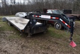 2014 PJ 30' Gooseneck Hydraulic Tail Trailer