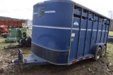 1999 Moritz International 16' Horse Trailer