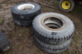 4 11.00-20 Tires on Rims