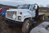 1990 GMC Top Kick Flat Bed Truck