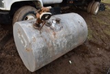 Cylindrical Fuel Tank with Hand Pump