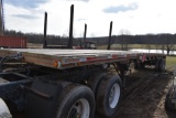 1989 East Aluminum 45' Flat Deck Trailer