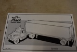 First Gear 1960 Mack Model B-61 Tractor Trailer Truck