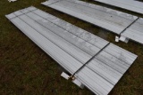 30 Pieces of 12' Galvalume Corrugated Metal Paneling