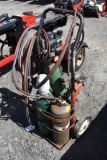 Torch Tank Set on Cart