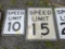 2 Speed Limit Signs