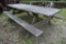 8' Wooden Picnic Table