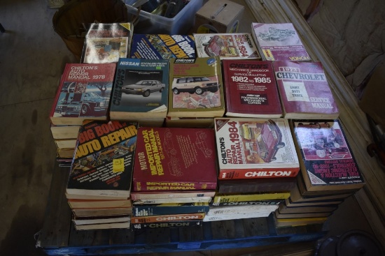 Pallet of Car Repair Manuals