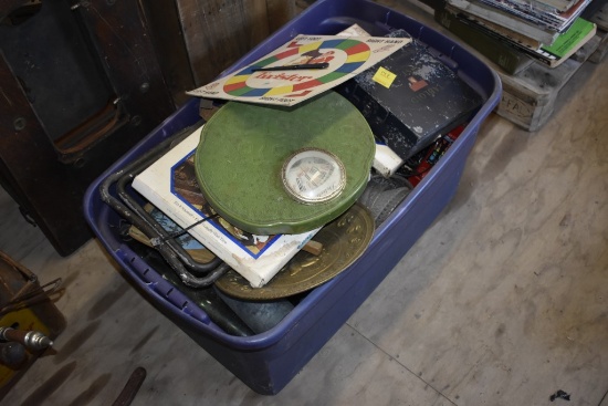 Tote of Vintage Items
