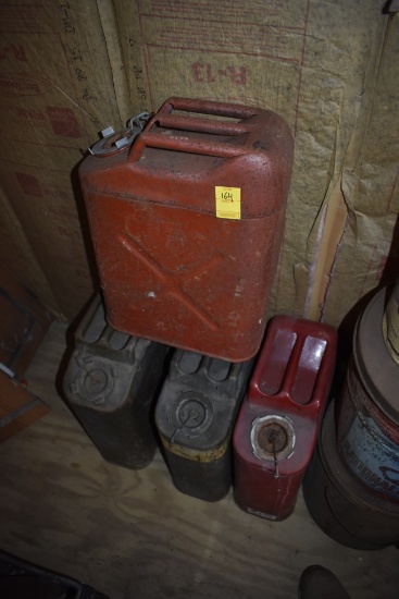 4 Metal Jerry Cans