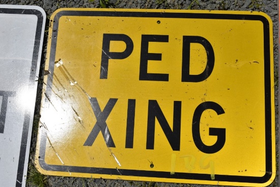 Ped Xing Sign