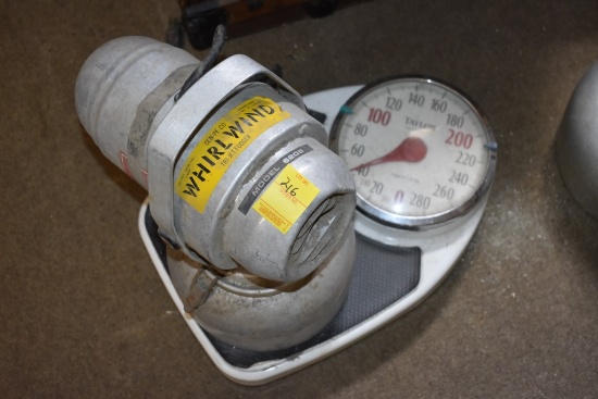 Whirlwind Tri Jet 6208 Fogger and Taylor Scale