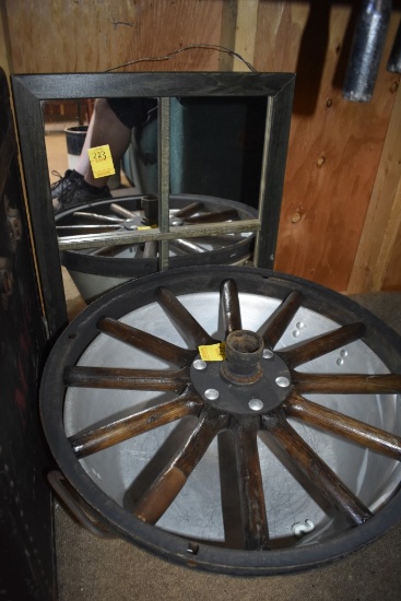 Wagon Wheel, Window Mirror, Mixing Pot