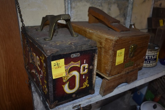 2 Shoe Shine Boxes