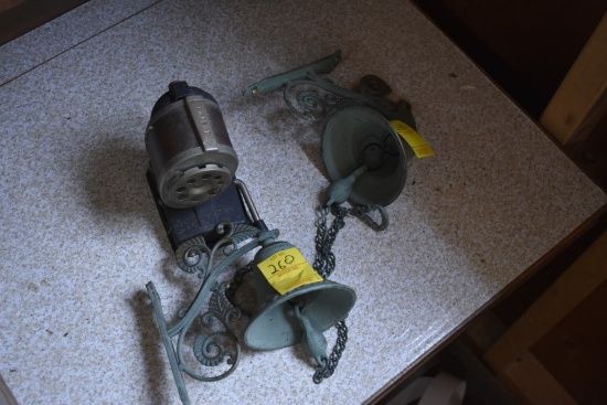 2 Door Bells and Pencil Sharpener