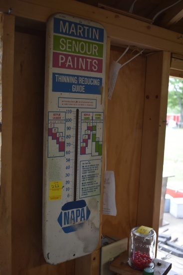Martin Senour Paints NAPA Thermometer