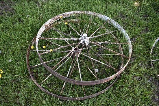 2 42" Steel Wheels