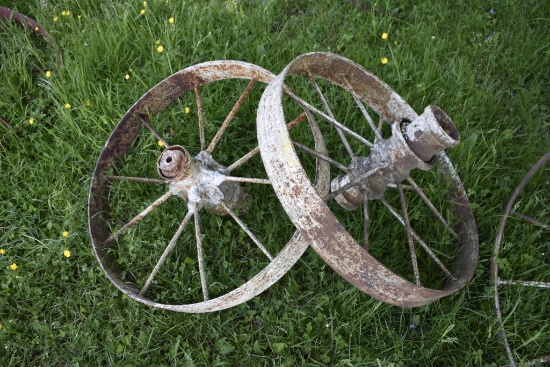 2 30" Steel Wheels