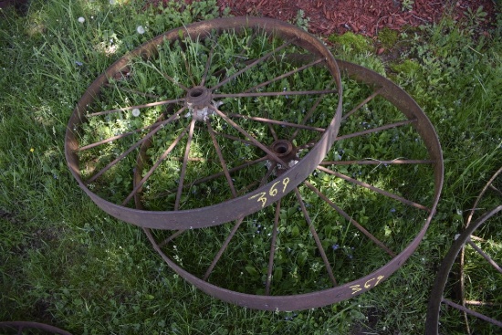 2 44" Steel Wheels