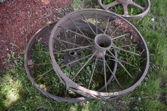 2 40" Steel Wheels