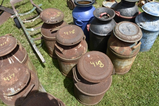 3 Milk Cans